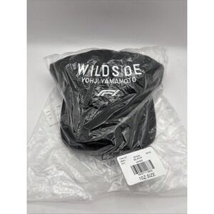 Yohji Yamamoto x Formula One F1 Wildside Snapback Hat Black White Grand Prix NWT